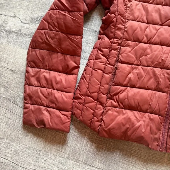 Women's Quilted Jacket - Rust - Picture 3 of 3